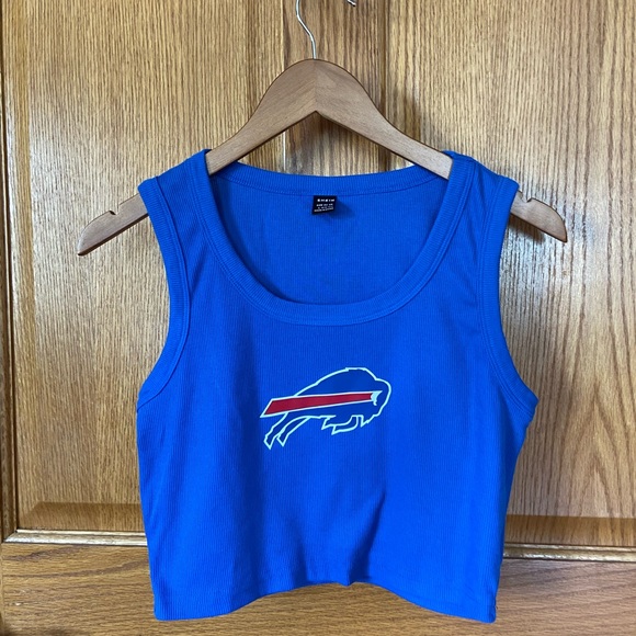 Buffalo Bills Tops - Buffalo Bills Blue Tank Top Size Large